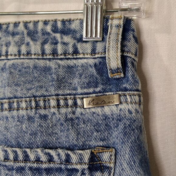 KanCan Light Acid Wash High Rise Distressed Boyfriend Jeans Women's Size 5 26 - Picture 4 of 10